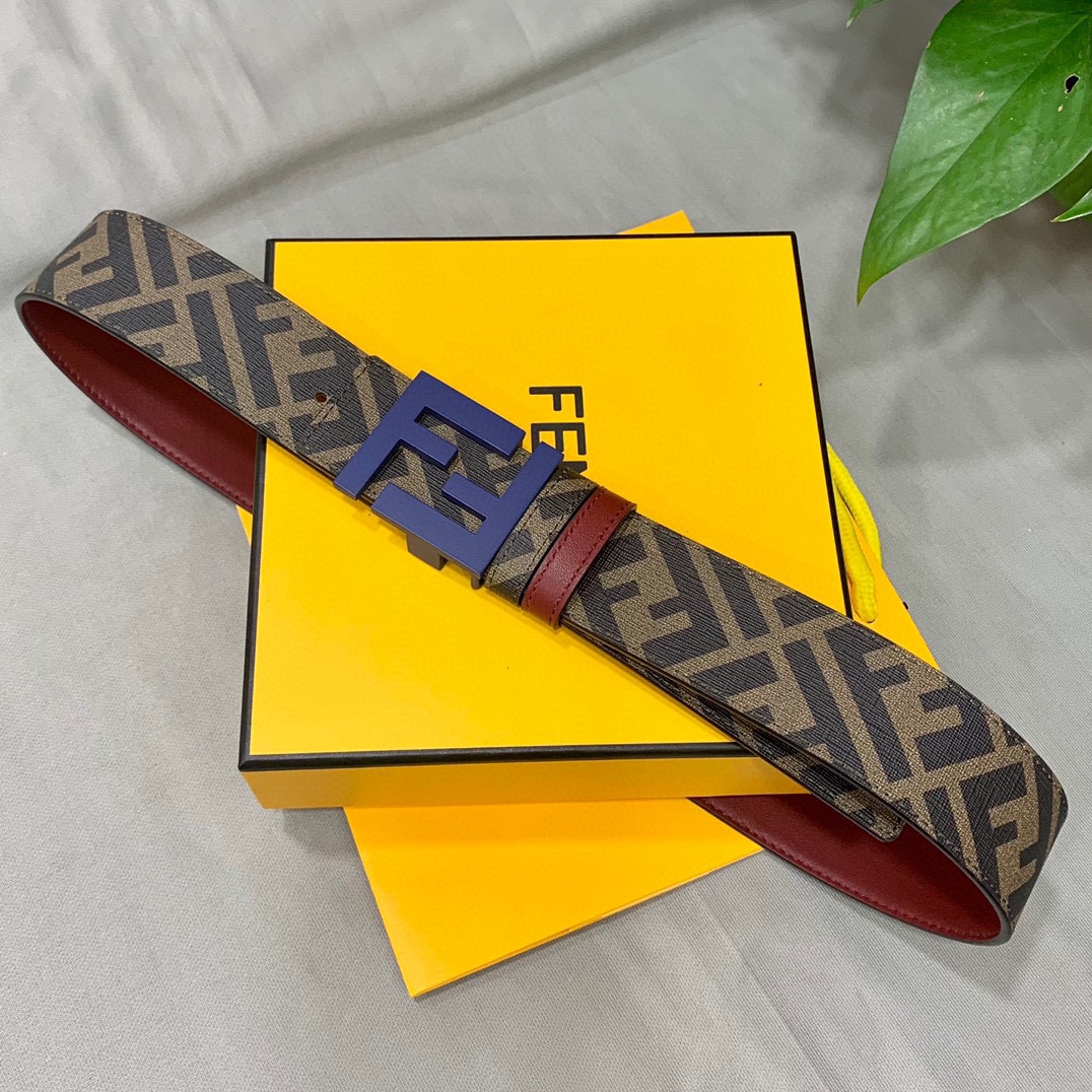 FENDI芬迪专柜同款宽4.0CM双