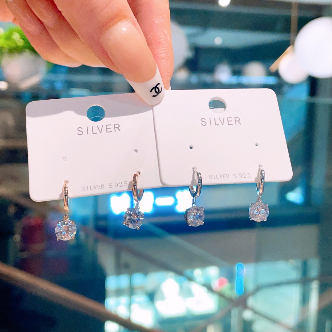 Massivsilber Ohrringe Süß Lehrertag Gold