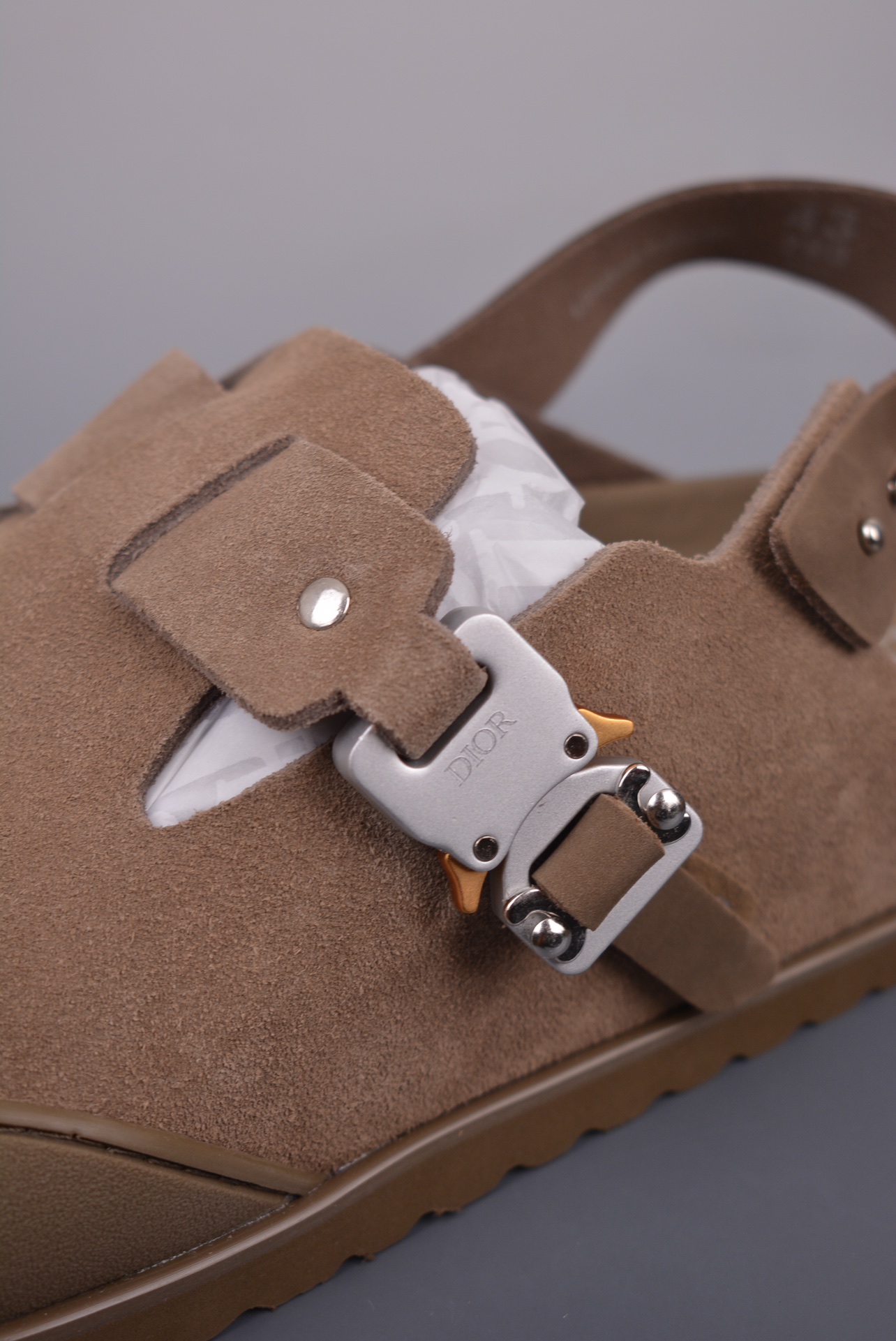 380 迪奥dior 联名x 勃肯birkenstock 机能锁扣设计 神作联名款 1144410NCC