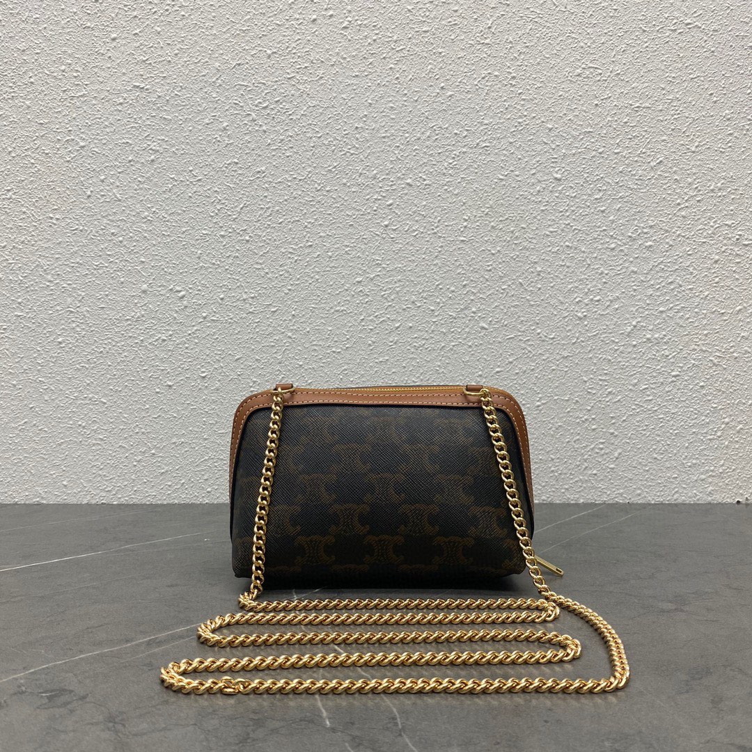 Celine Triomphe Chain Crossbody Bag - Stylish & Functional 4 i1691826279 2942 2