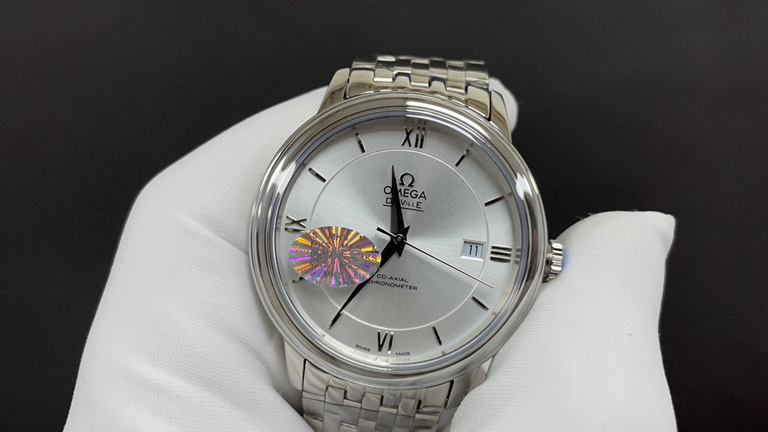 Omega 欧米茄 碟飞 白壳白面 40mm 9015机
