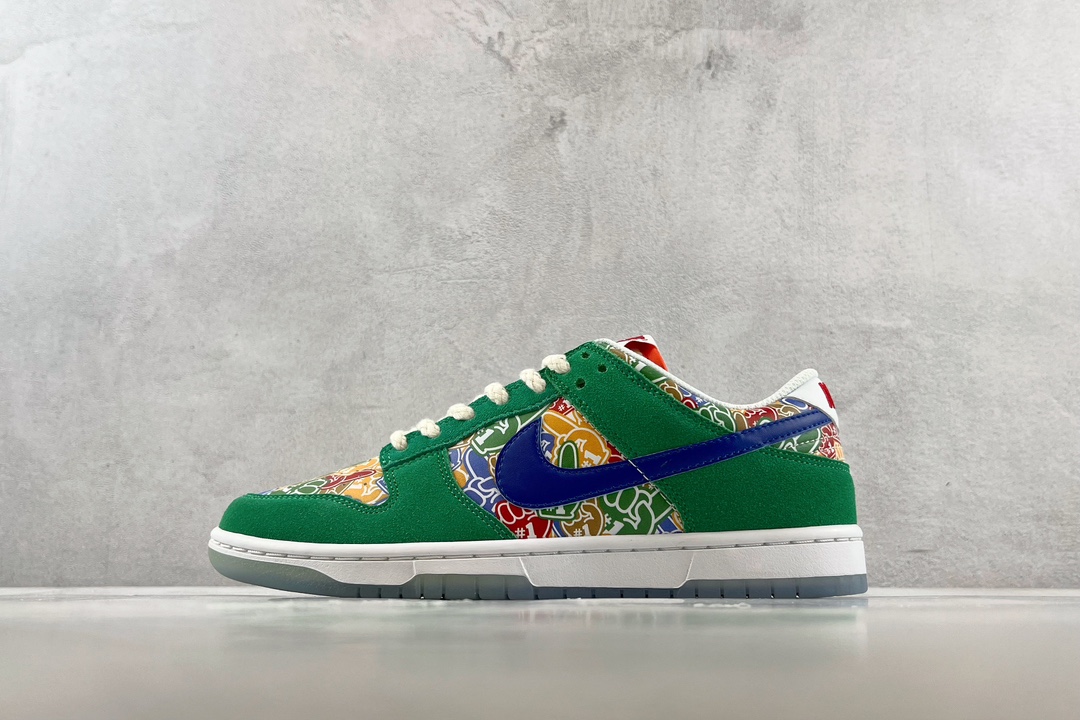 Nike Dunk Low Foam Finger 手指满印 绿色 DZ5184-300