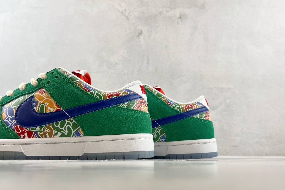 Nike Dunk Low Foam Finger 手指满印 绿色 DZ5184-300