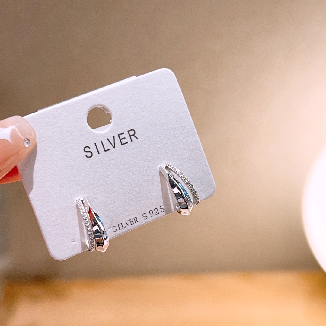 高級感ファインシルバーイヤリングゴールド プロポーズ