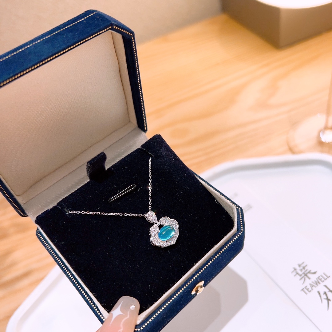 ユニークファインシルバーネックレスシルバー 春節