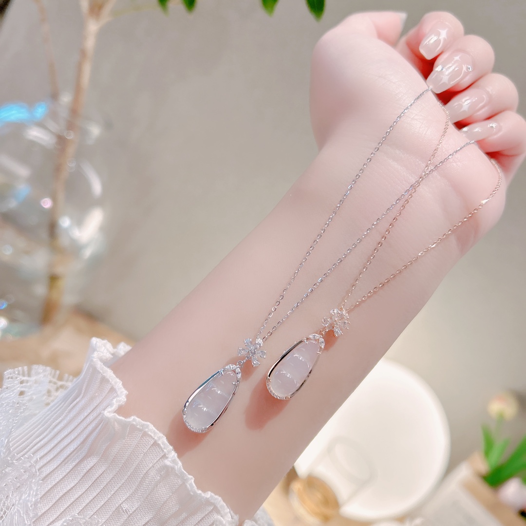 清純低アレルギー銀ネックレスシルバー デート