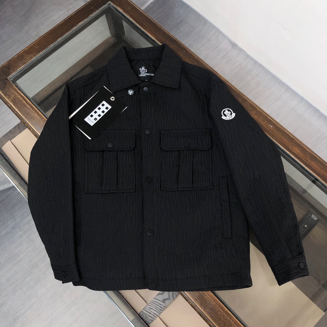 AAA Quality Replica
 Moncler Best
 Clothing Coats & Jackets Shirts & Blouses Black Brown Men Spring/Fall Collection Fashion