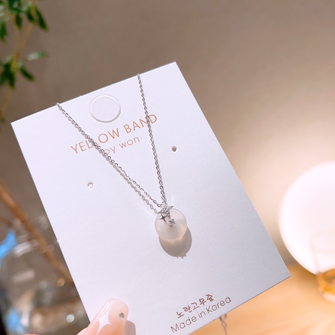 ユニークファインシルバーネックレスゴールド 春節