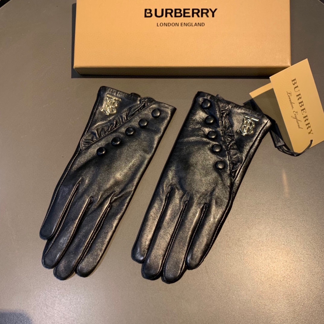 巴宝莉BURBERRY专柜新品羊皮手