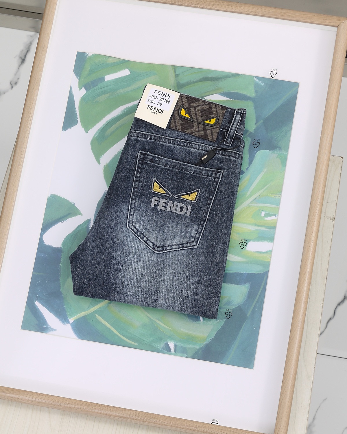 Fendi Clothing Jeans Men Cotton Fall/Winter Collection Fashion