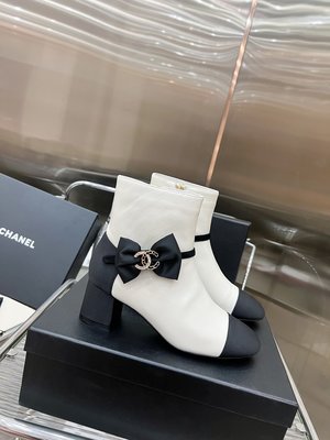 Chanel Short Boots Cowhide Sheepskin Fall Collection