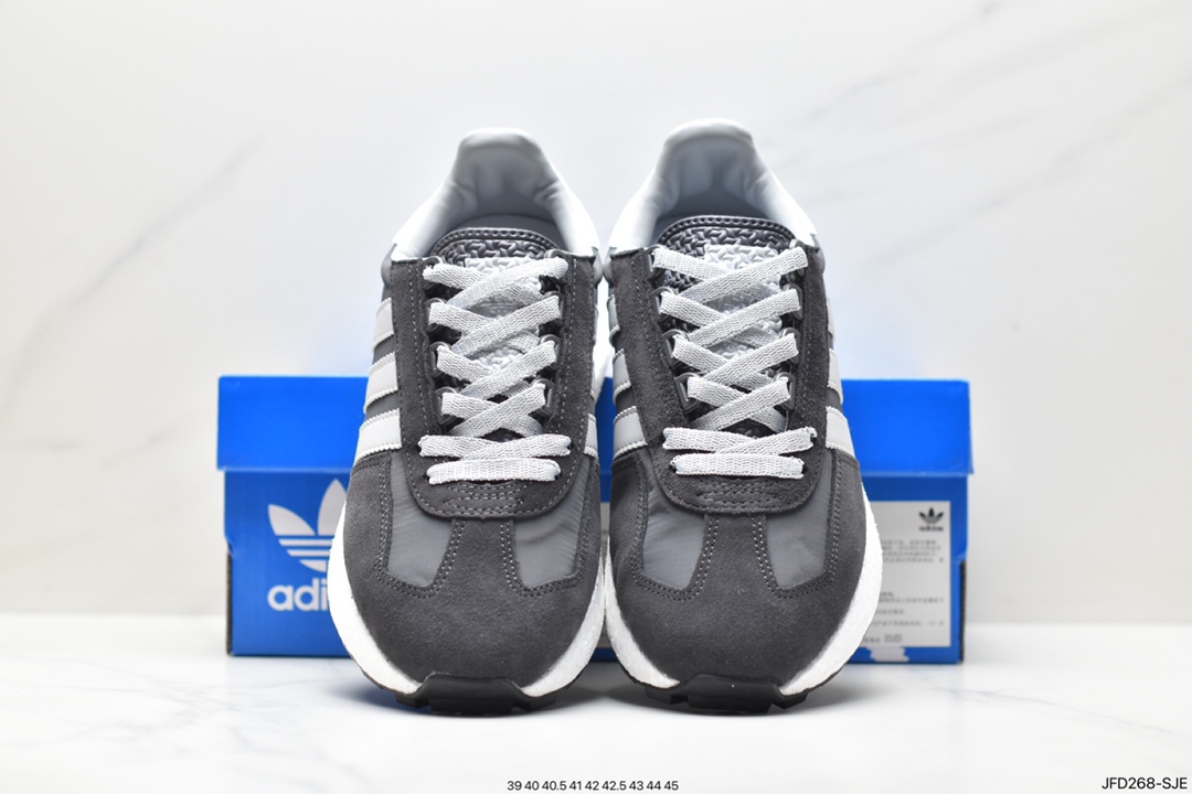 adidas Racing E5 Boost Prototype Speed ??Lightweight Retro Series All-match Breathable Sports Running Shoes IE7064