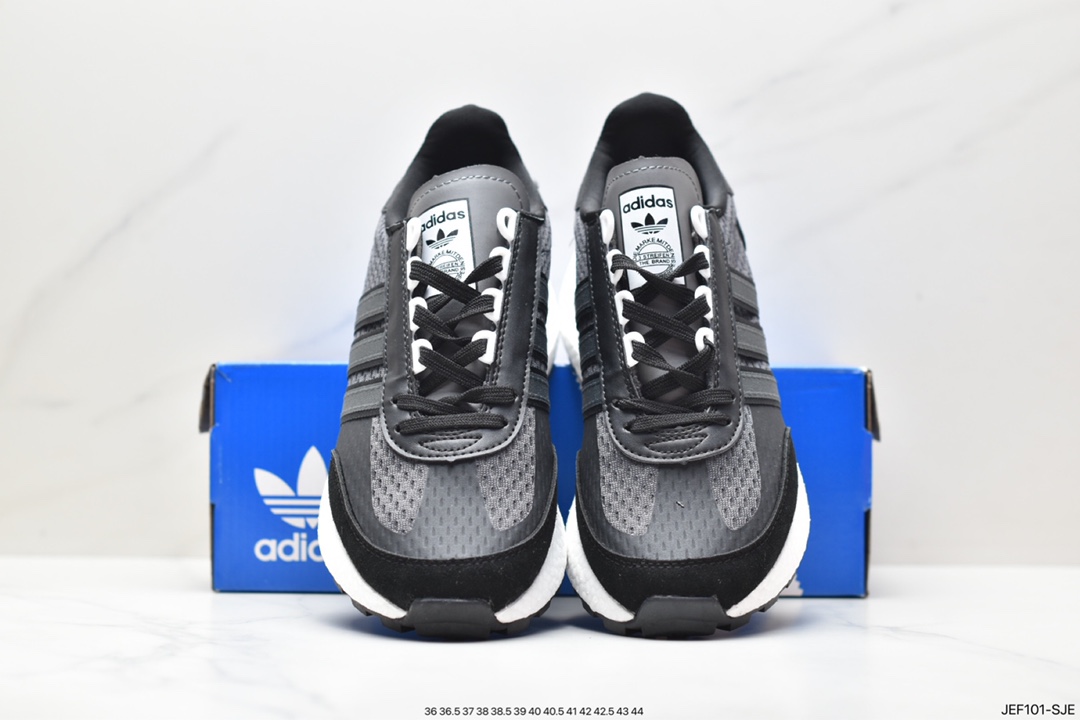 adidas Racing E5 Boost Prototype Speed ??Lightweight Retro Series All-match Breathable Sports Running Shoes IF0421