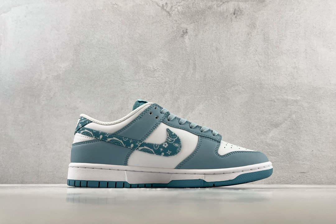 腰果花系列 Nike Dunk Low ESS”blue paisley” 腰果花 白蓝 DH4401-101