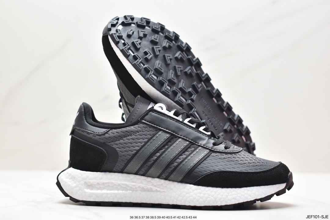 adidas Racing E5 Boost Prototype Speed ??Lightweight Retro Series All-match Breathable Sports Running Shoes IF0421