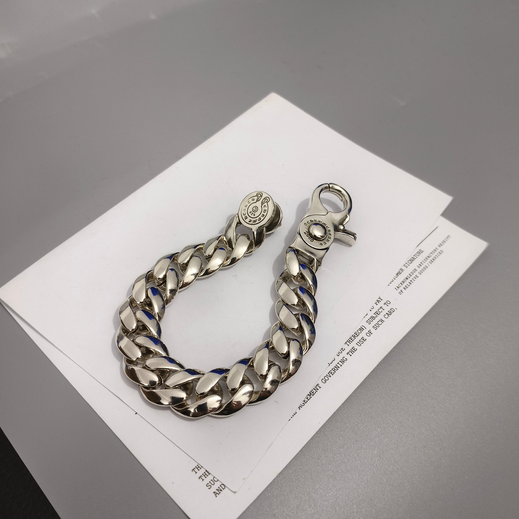 Chrome Hearts 克罗心粗款光身手链