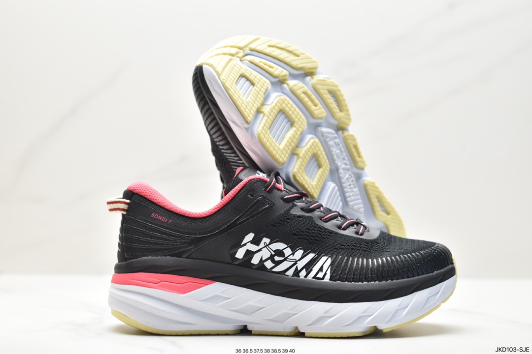 HOKA ONE ONE Bondi 7 Shawn Yue's same functional cushioning running shoes 1110519