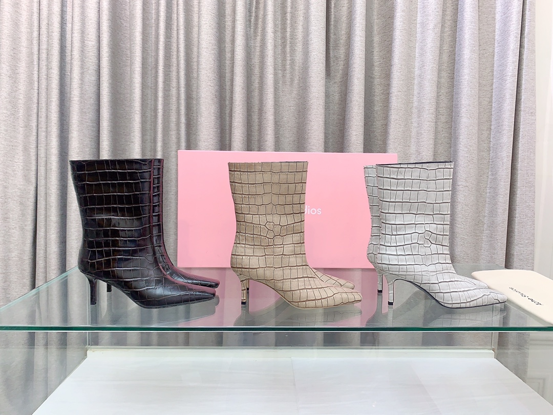 Stylish High and Short Boots by Acne Studios with Oxen-Skin Details - 图片 9