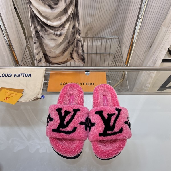 Buy Luxury 2023 Louis Vuitton Shoes Slippers PVC Wool