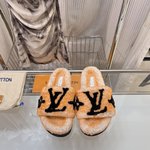 Louis Vuitton Shoes Slippers AAA Quality Replica
 PVC Wool