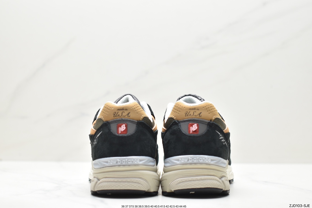 New Balance collaborates with the American senior sneaker store YCMC x NBNew Balance Made in USA M990V3 three-generation series low-top running shoes W990BB3