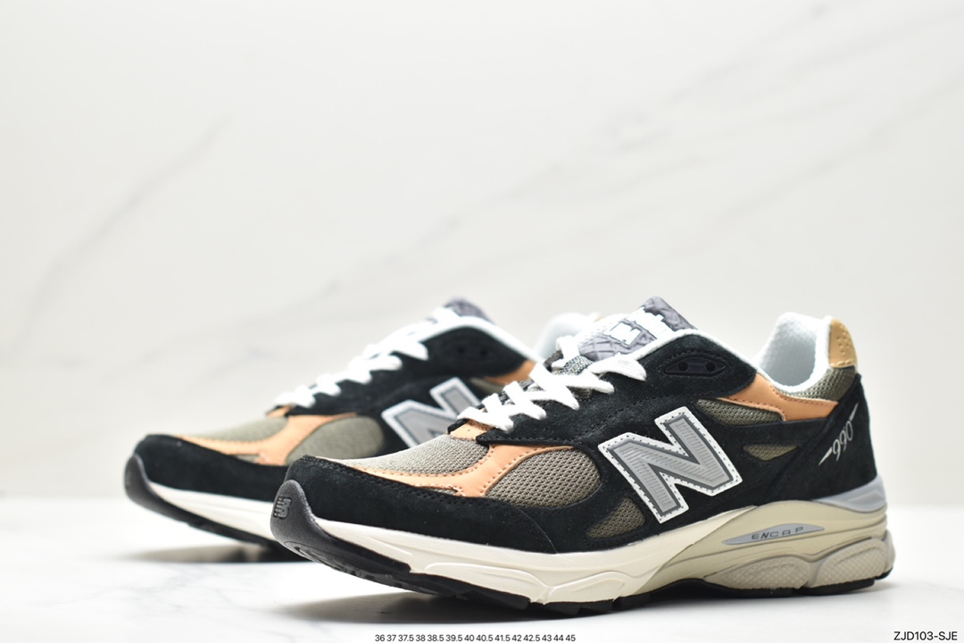 New Balance collaborates with the American senior sneaker store YCMC x NBNew Balance Made in USA M990V3 three-generation series low-top running shoes W990BB3