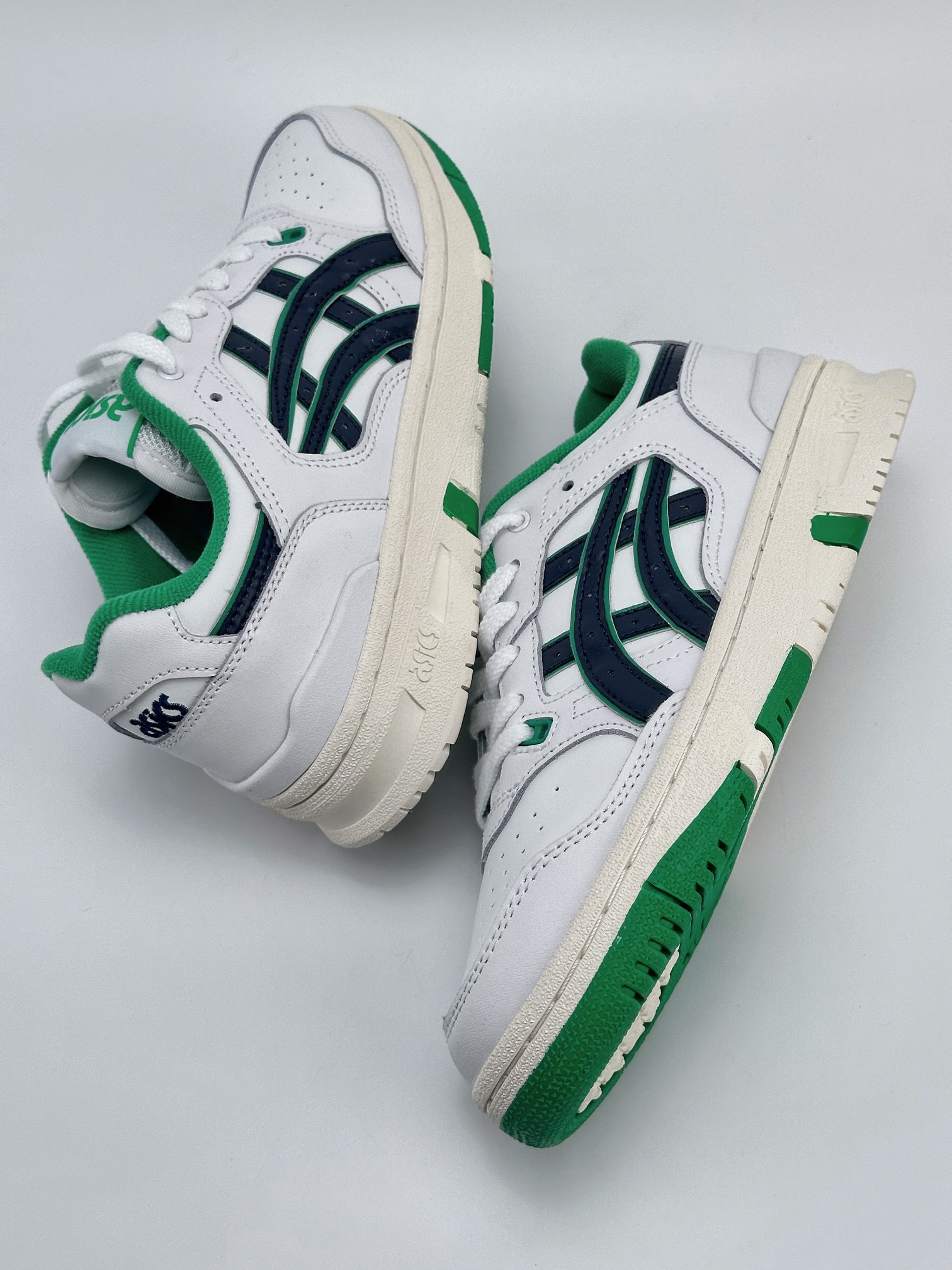 Asics EX89 x Ronnie Fieg white green black classic retro trend sneakers 1201A476-106