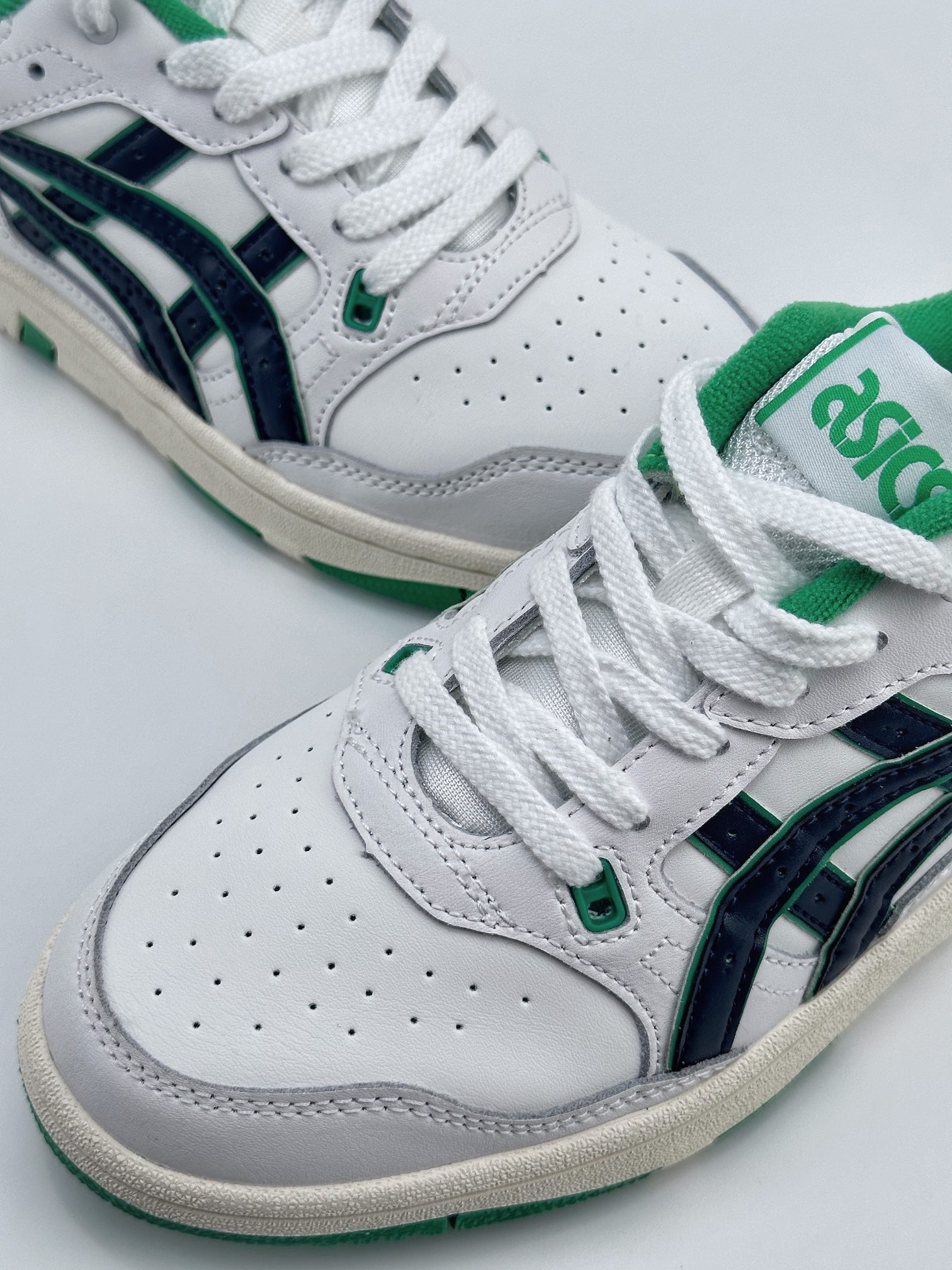 Asics EX89 x Ronnie Fieg white green black classic retro trend sneakers 1201A476-106