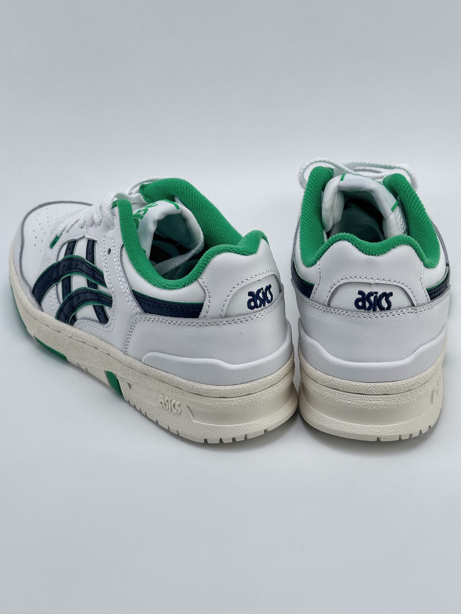 Asics EX89 x Ronnie Fieg white green black classic retro trend sneakers 1201A476-106