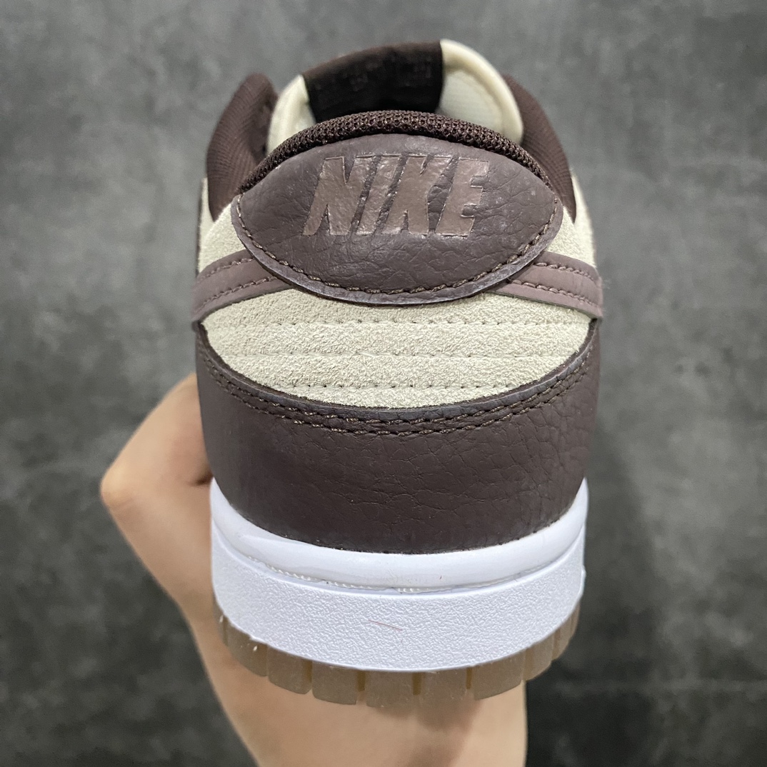 [Top Pure Original] Nike Dunk Low ”Plum/Coconut Milk” Dunk Series Skateboard Shoes ”Coffee Brown Jelly Milk White” FJ4734-100