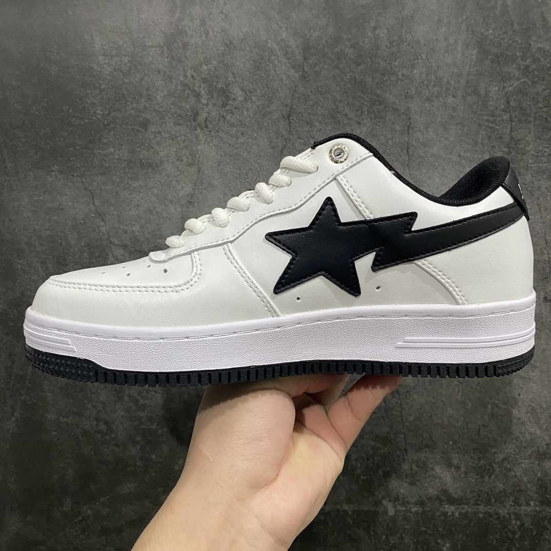 [G version] JJJJound x Bape Sta To Low Ape Head Classic Patent Leather Low-top Sports Casual Sneakers