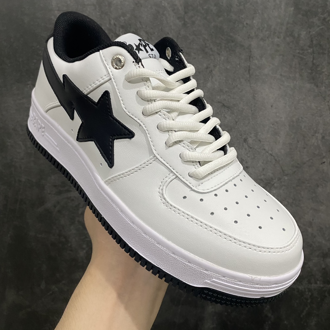 [G version] JJJJound x Bape Sta To Low Ape Head Classic Patent Leather Low-top Sports Casual Sneakers