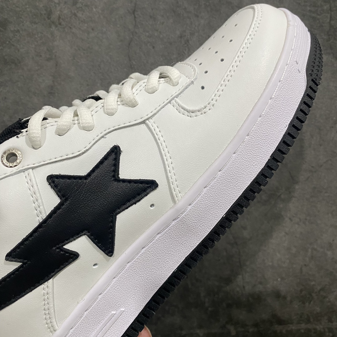 [G version] JJJJound x Bape Sta To Low Ape Head Classic Patent Leather Low-top Sports Casual Sneakers