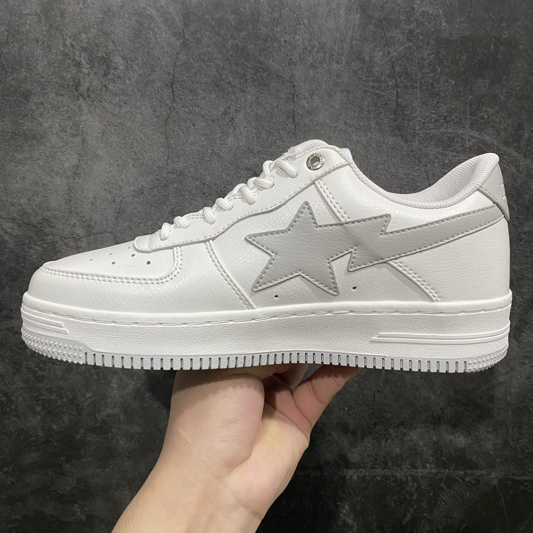 [G version] JJJJound x Bape Sta To Low Ape Head Classic Patent Leather Low-top Sports Casual Sneakers