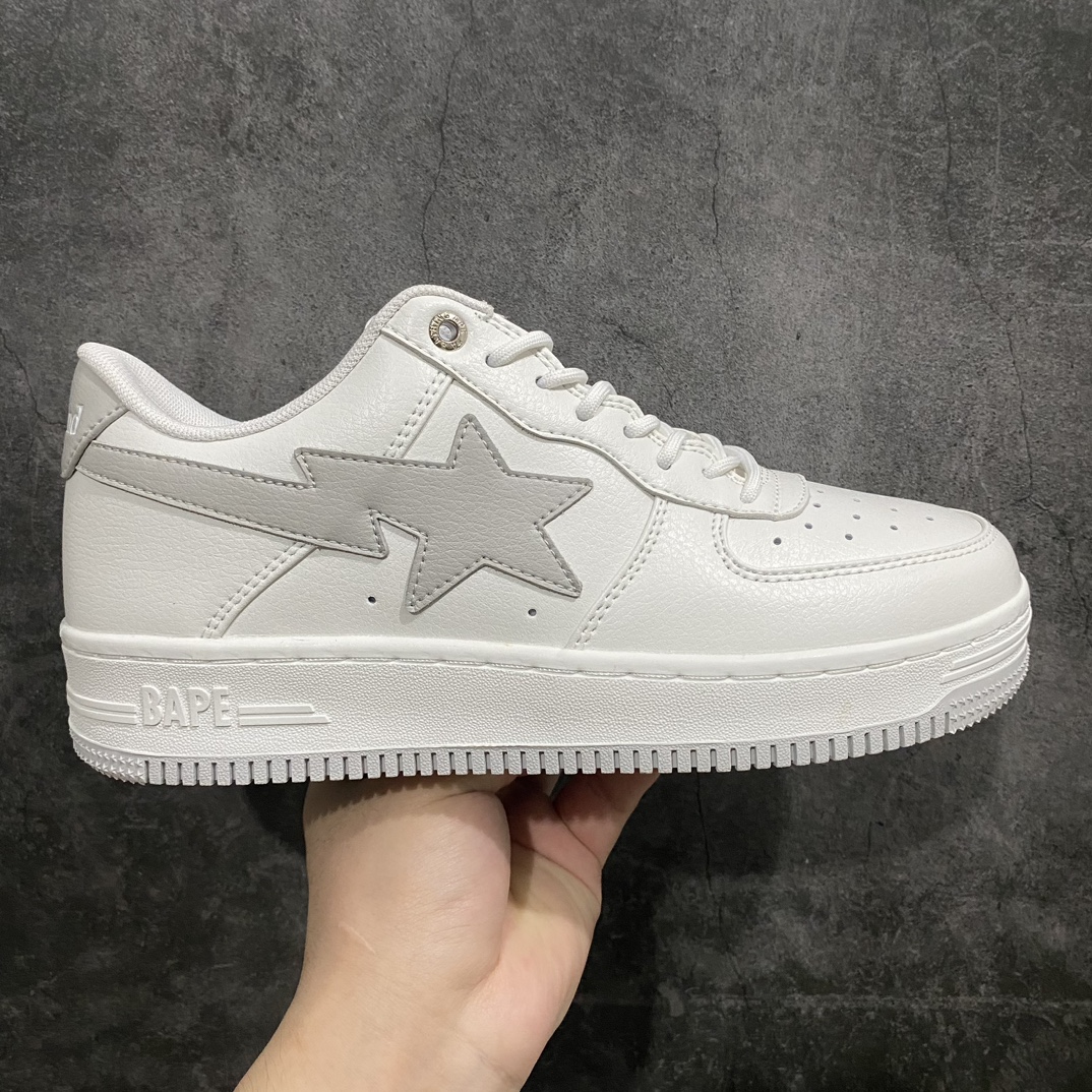 [G version] JJJJound x Bape Sta To Low Ape Head Classic Patent Leather Low-top Sports Casual Sneakers