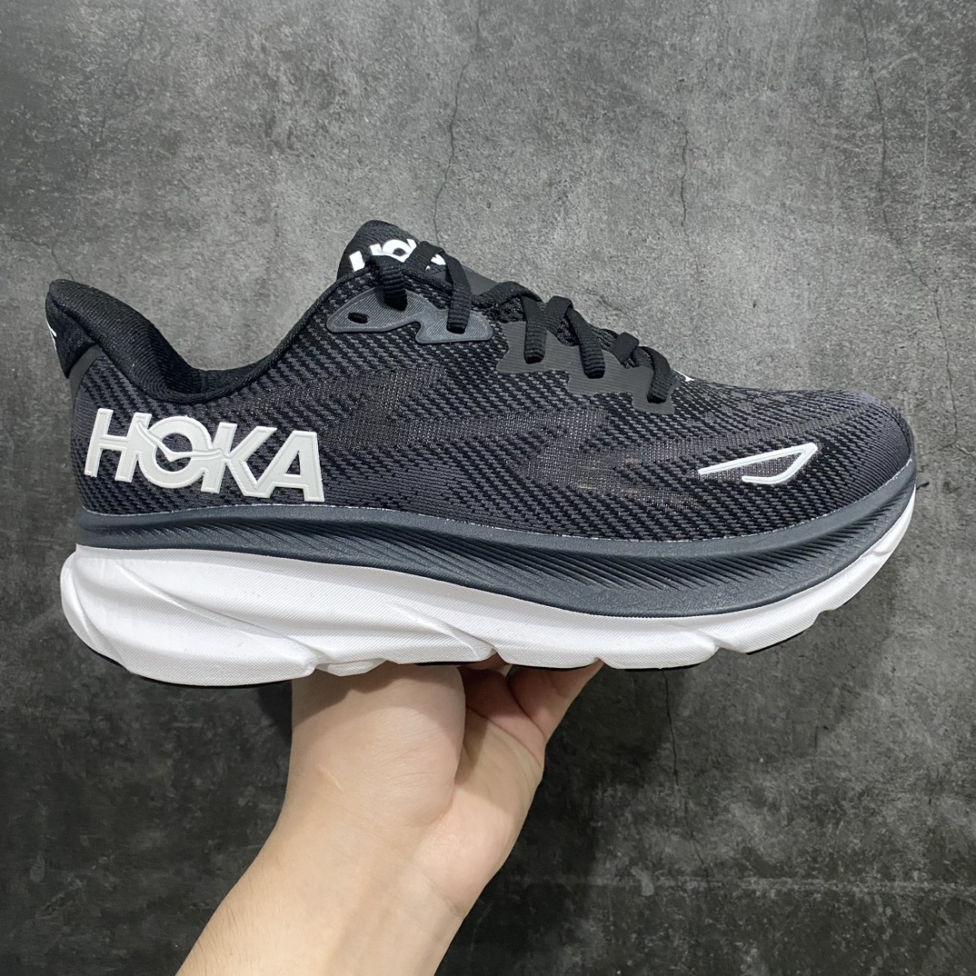 [Pure original] HOKA ONE ONE Clifton Clifton 9th generation black and white