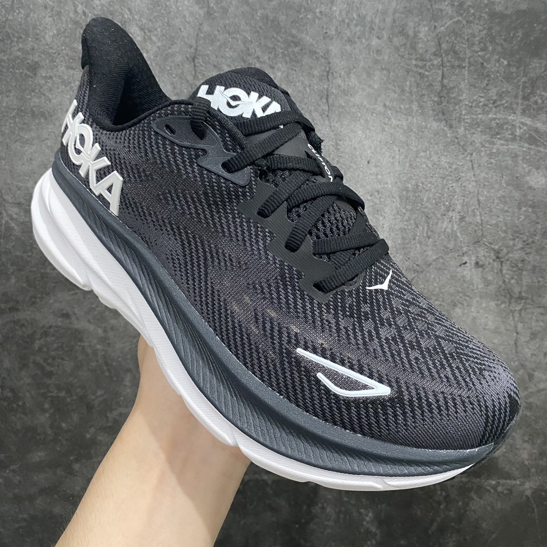 [Pure original] HOKA ONE ONE Clifton Clifton 9th generation black and white