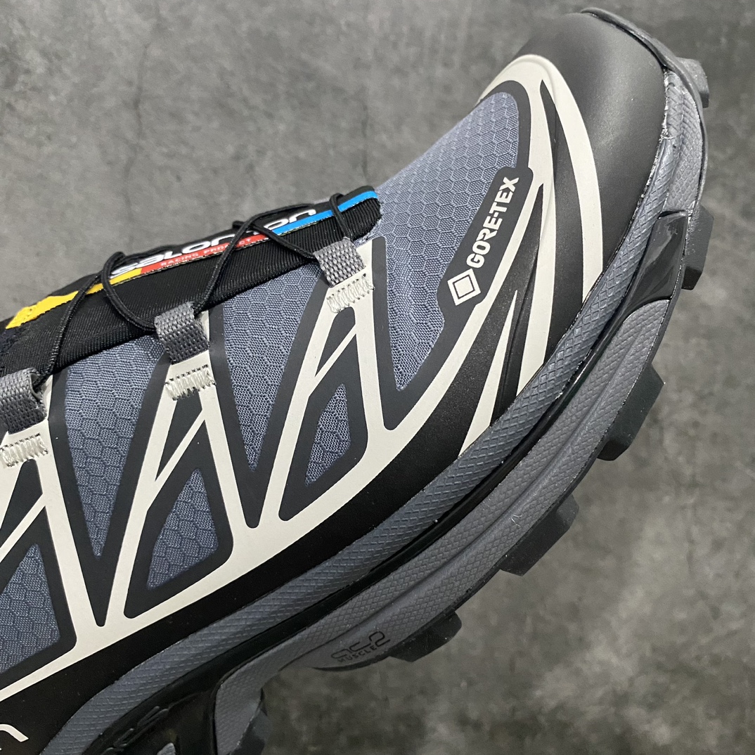 [Green X Edition] Salomon XT-6 Gore-Tex Waterproof Salomon Retro Trend Outdoor Functional Mountaineering Running Shoes