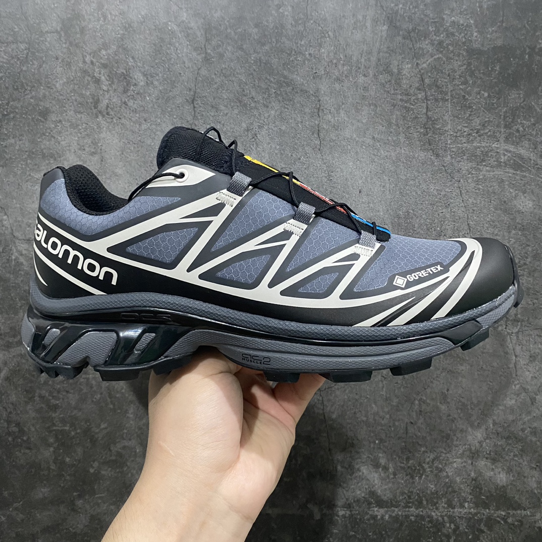 [Green X Edition] Salomon XT-6 Gore-Tex Waterproof Salomon Retro Trend Outdoor Functional Mountaineering Running Shoes