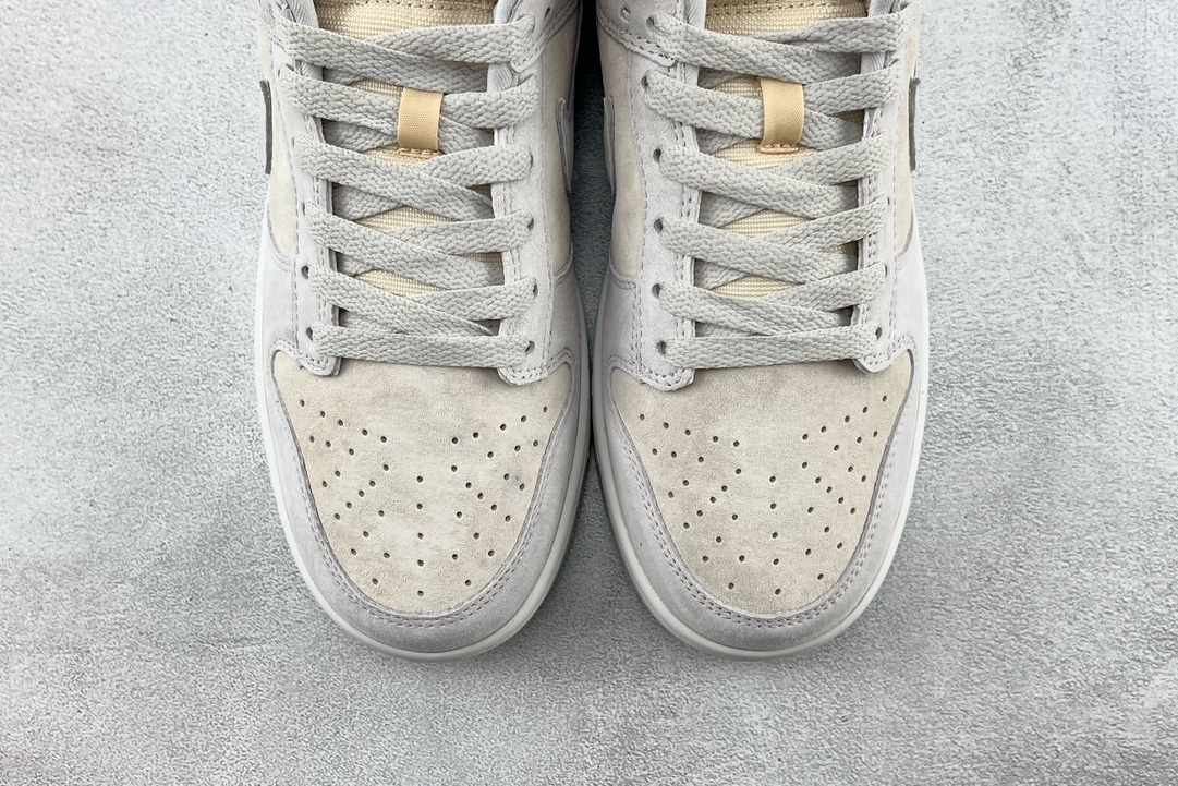 麂皮系列 Nike Dunk Low Retro PRM ”Vast Grey”奶灰色 DD8338-001