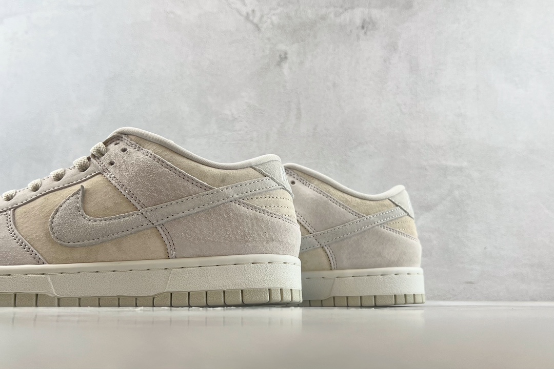 麂皮系列 Nike Dunk Low Retro PRM ”Vast Grey”奶灰色 DD8338-001