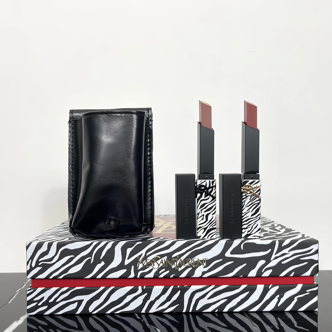 Yves Saint Laurent Zebra Print Lipstick Duo - Black Label 314 & Gold Label 1966 4 i1691879443 5802 4