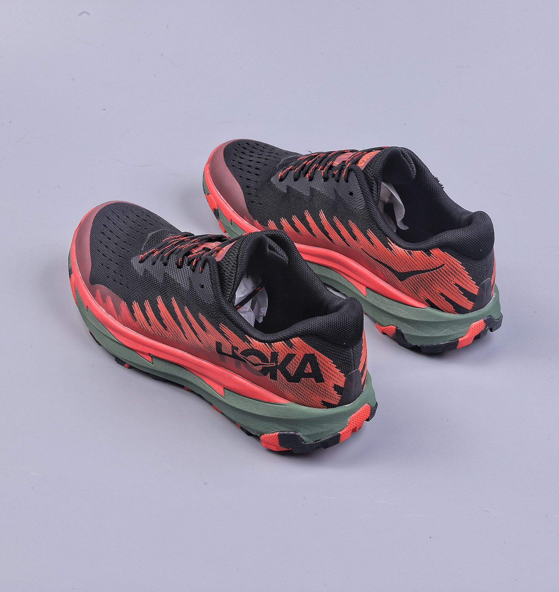 HOKA ONE ONE Torrent 3 Thyme/Fiesta Frenzy 3 comfortable and versatile breathable low-top running shoes