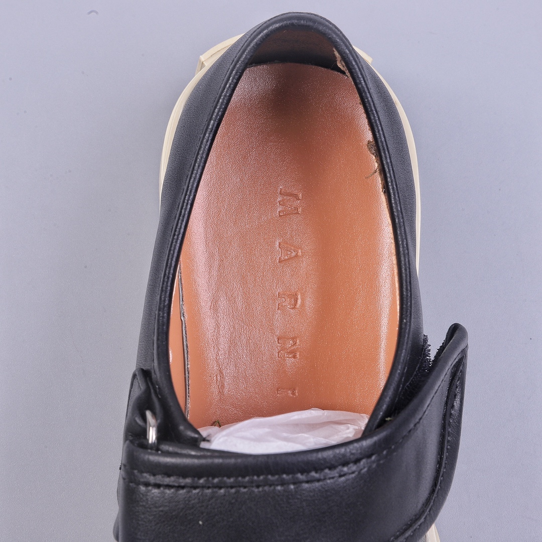 Marni 23 new large-toe thick-soled Velcro Mary Jane shoes Marni is an independent designer brand from Italy