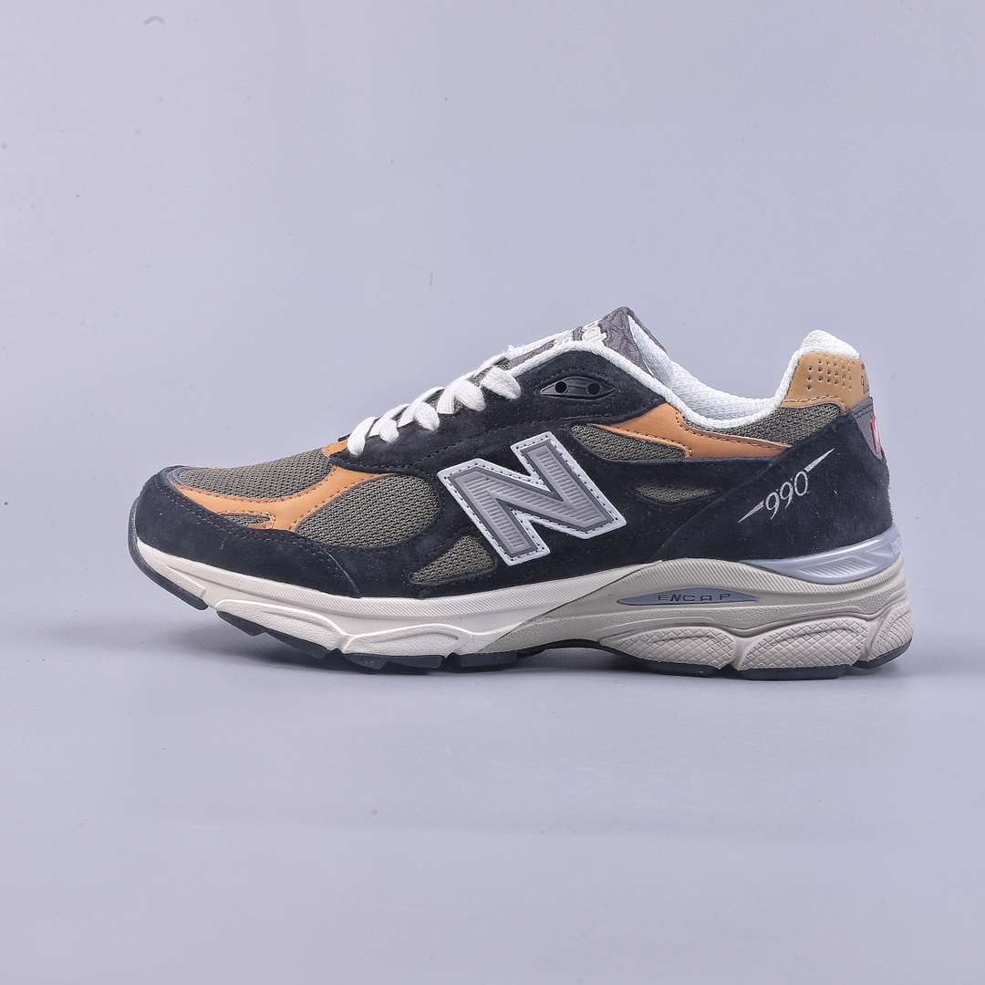 New Balance NB990系列 高端美产复古休闲跑步鞋 M990BB3