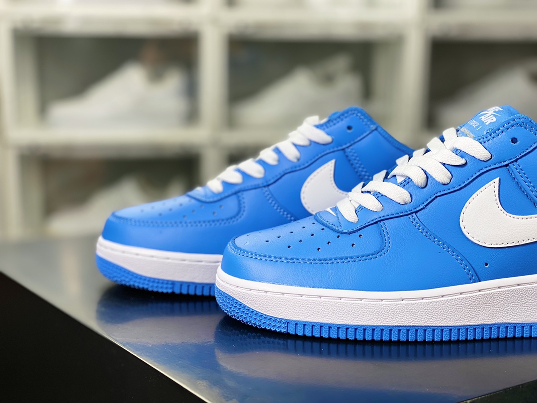 Air Force 1'07 Low Retro”Color of the Month/Brown Gum” Air Force 1 Sneakers ”Anniversary Edition White and Blue” DM0576-400