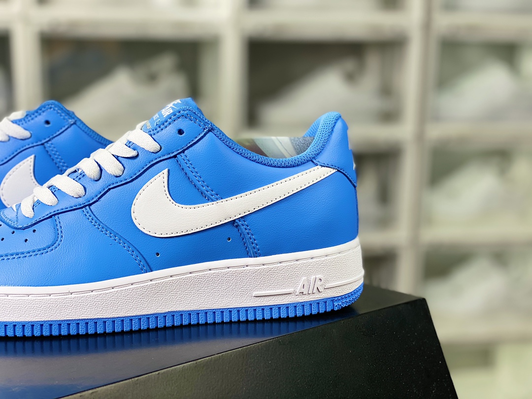 Air Force 1'07 Low Retro”Color of the Month/Brown Gum” Air Force 1 Sneakers ”Anniversary Edition White and Blue” DM0576-400