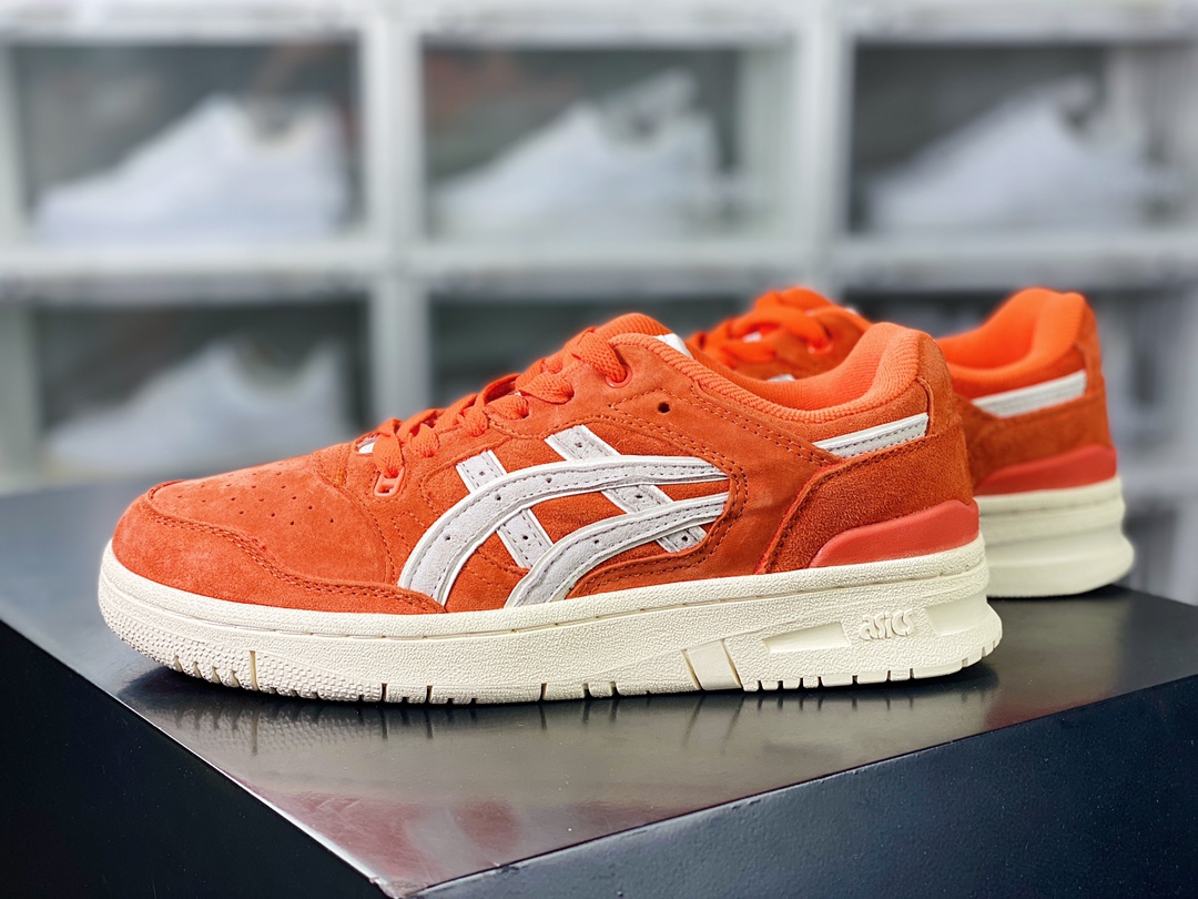 Asics EX89 Low Sneakers series low-top retro casual sports basketball shoes ”Joint orange red beige” 1201A894-800