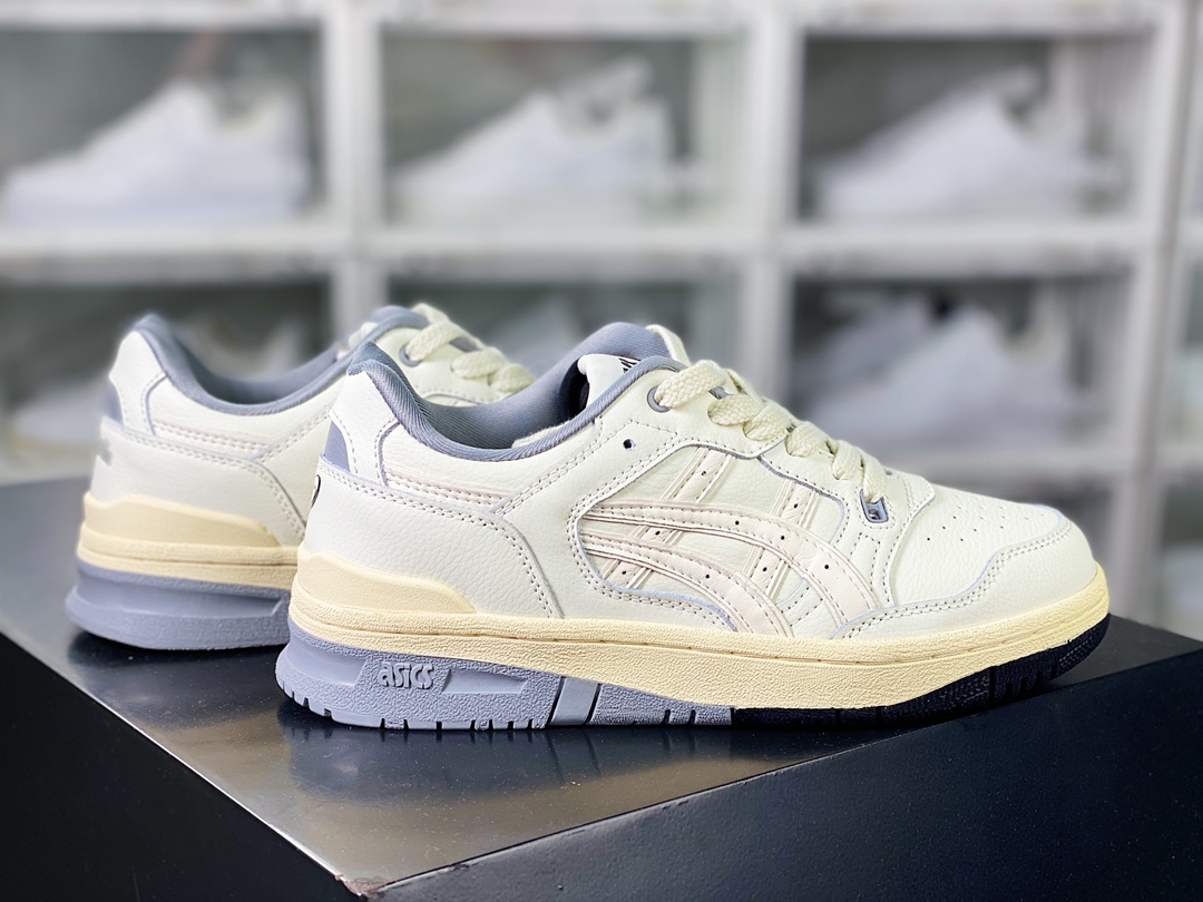 Asics EX89 Low Sneakers series low-top retro casual sports basketball shoes ”Joint cream white gray” 1201A837-100