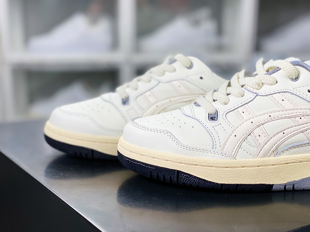 Asics EX89 Low Sneakers series low-top retro casual sports basketball shoes ”Joint cream white gray” 1201A837-100